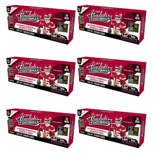 #XXXX: 2025 Panini Absolute Hobby 6 Box Half Case Football Break Pick Your Team