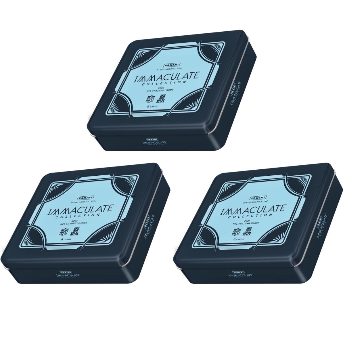 #2241: 2025 Panini Immaculate Football Hobby 3 Box Half Case Break Pick Your Team