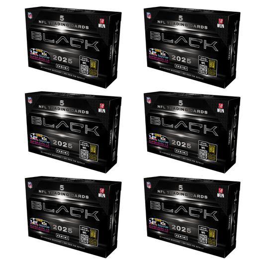 Break XXXX: Panini Black Hobby 6 Box Half Case Football Break Pick Your Team