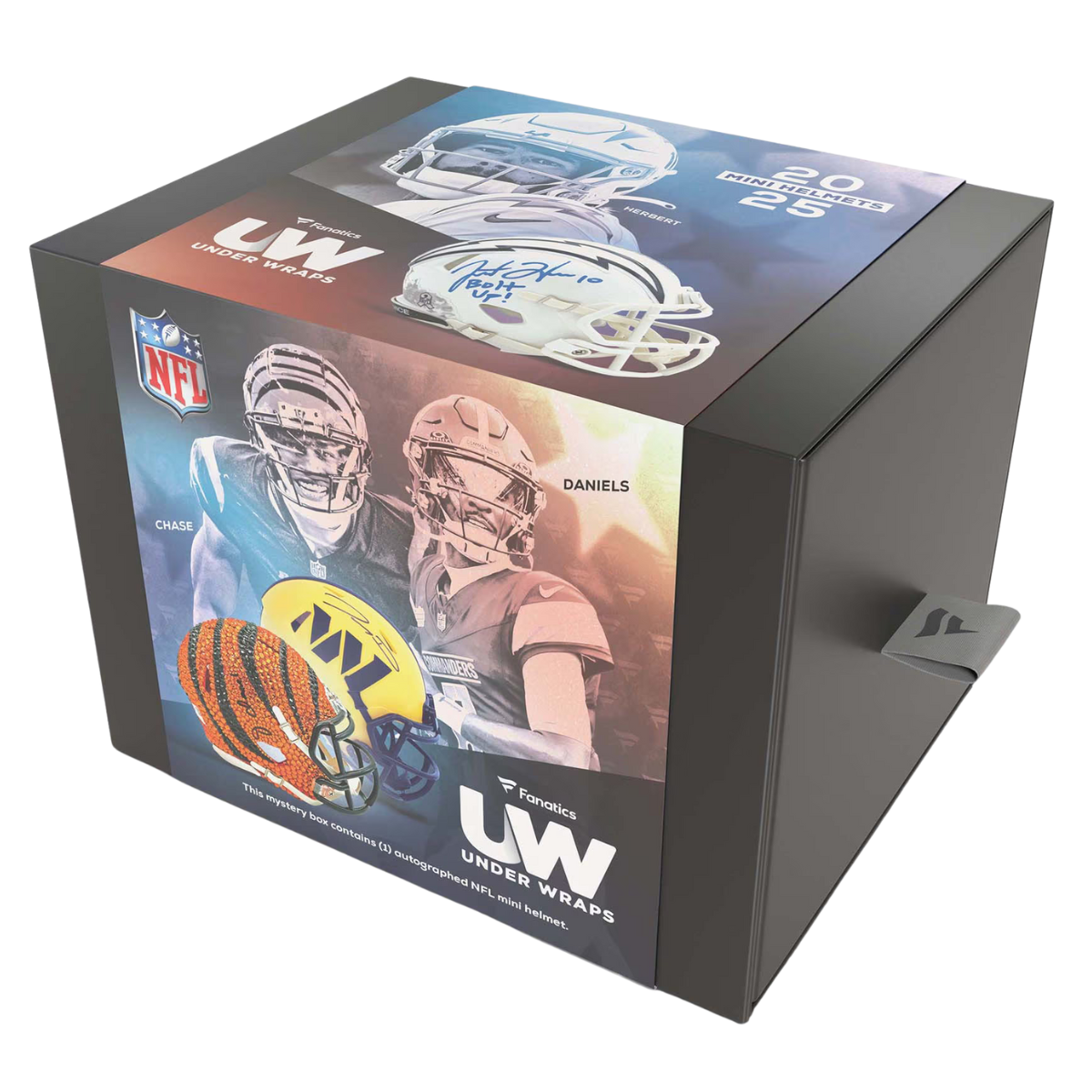 2025 Fanatics Under Wraps Football Mini Helmet Box
