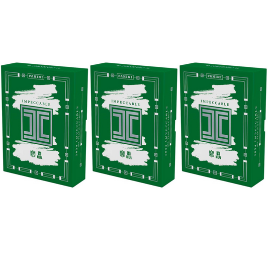 Break XXXX: 3 Box (Full Case) Panini Impeccable Hobby Football Pick Your Team