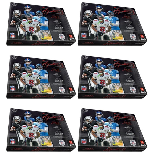 #2571: 2025 Topps Signature Class Football 6 Box Hobby Pick Your Team Break