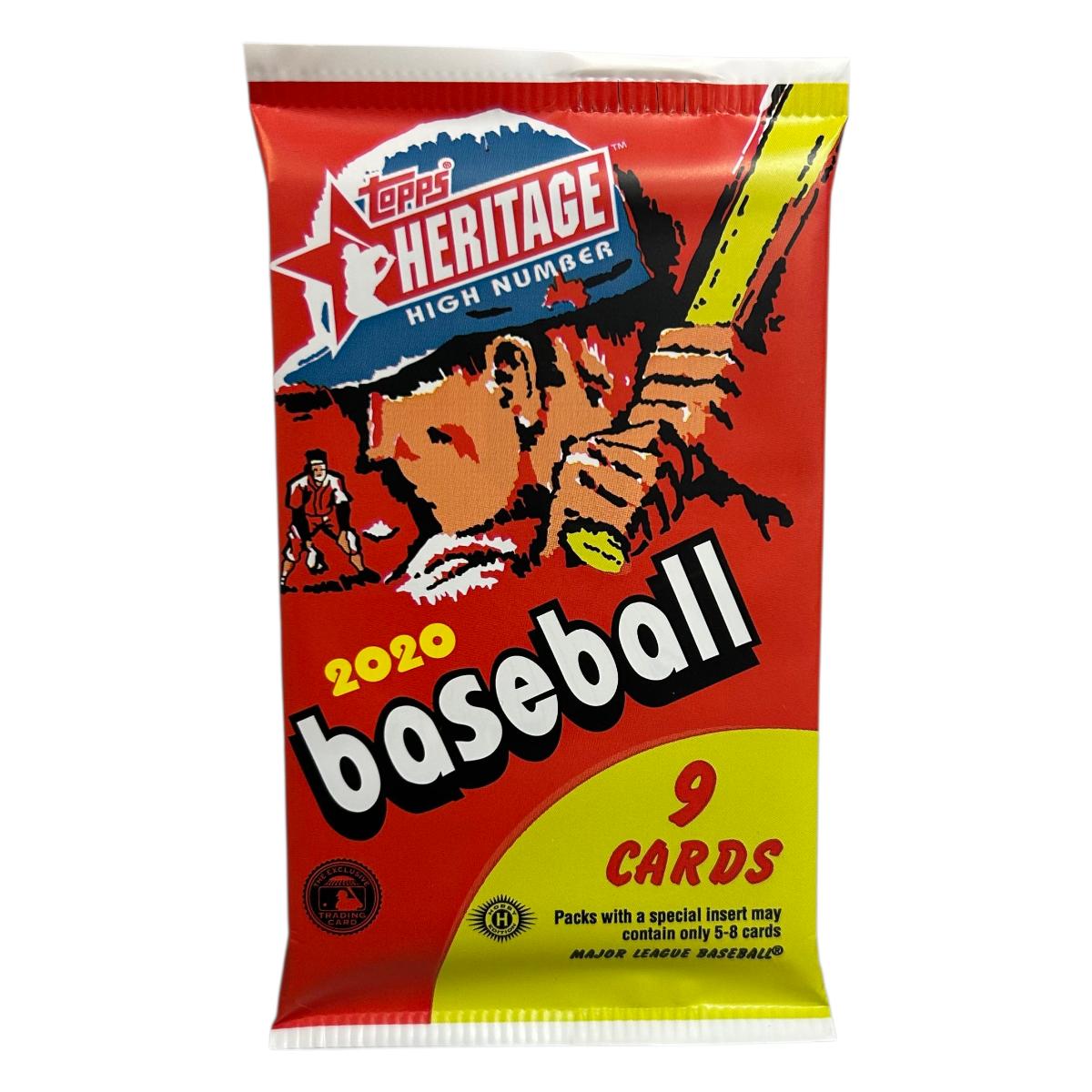 DIVISIONAL BREAK F2: Topps Heritage 2020 Pack MLB Baseball