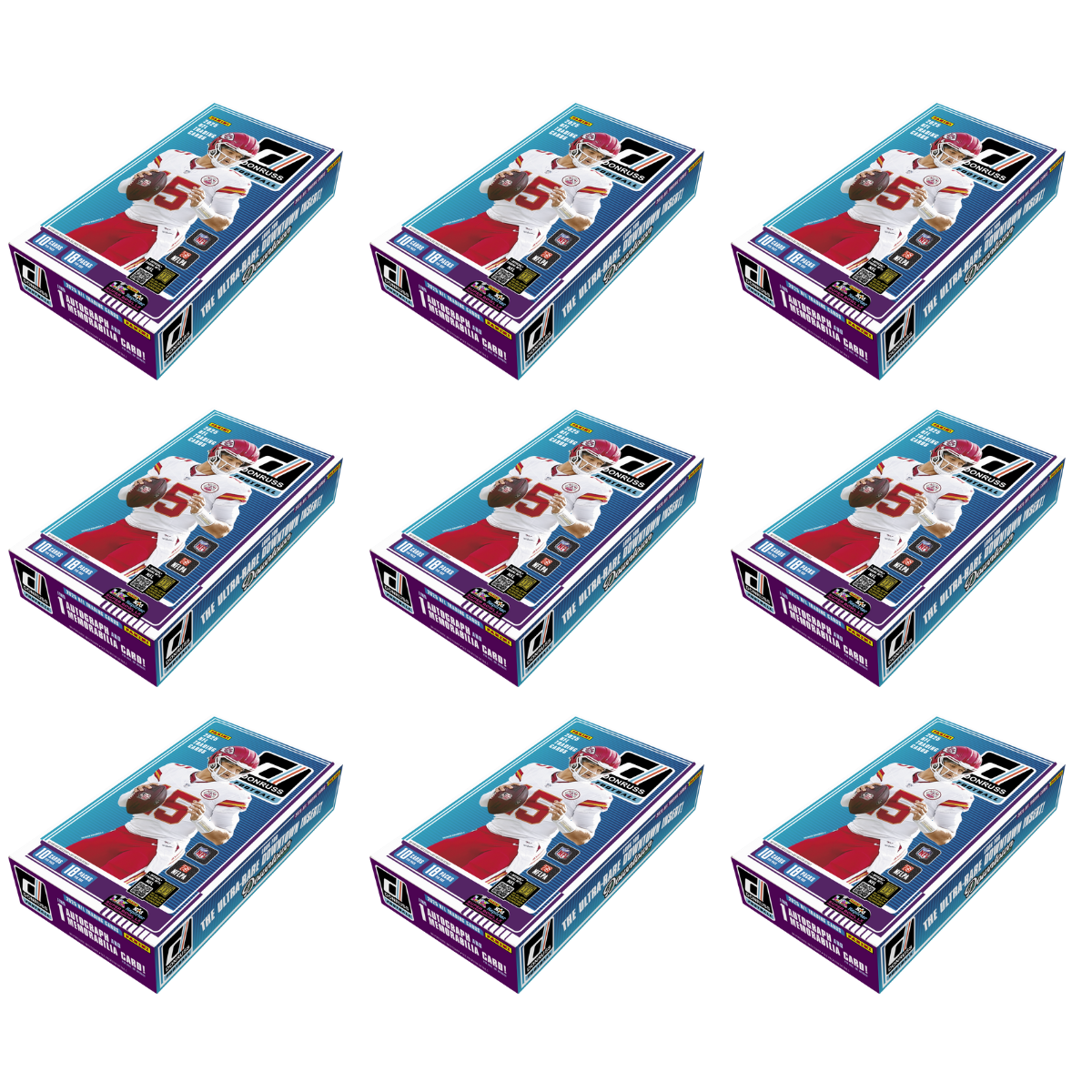Break 2045: 9 Box Half Case Panini Donruss Hobby Football Break Pick Your Team