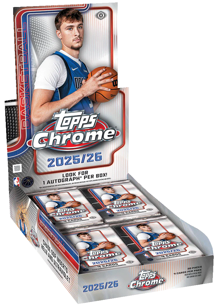 2025/26 Topps Chrome NBA Basketball Hobby Box