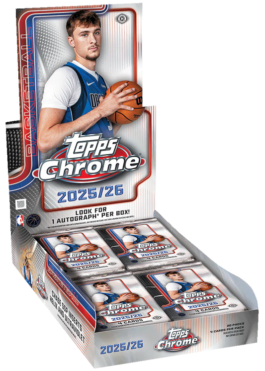 2025/26 Topps Chrome NBA Basketball Hobby Box