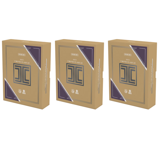 Break 2090: 3 Box Full Case Panini Impeccable Hobby Football Break Pick Your Team