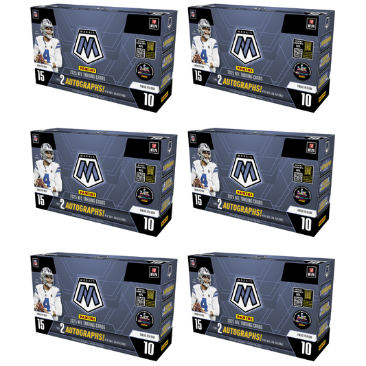 #2117: 2025 Panini Mosaic Football Hobby Half Case Break Pick Your Team