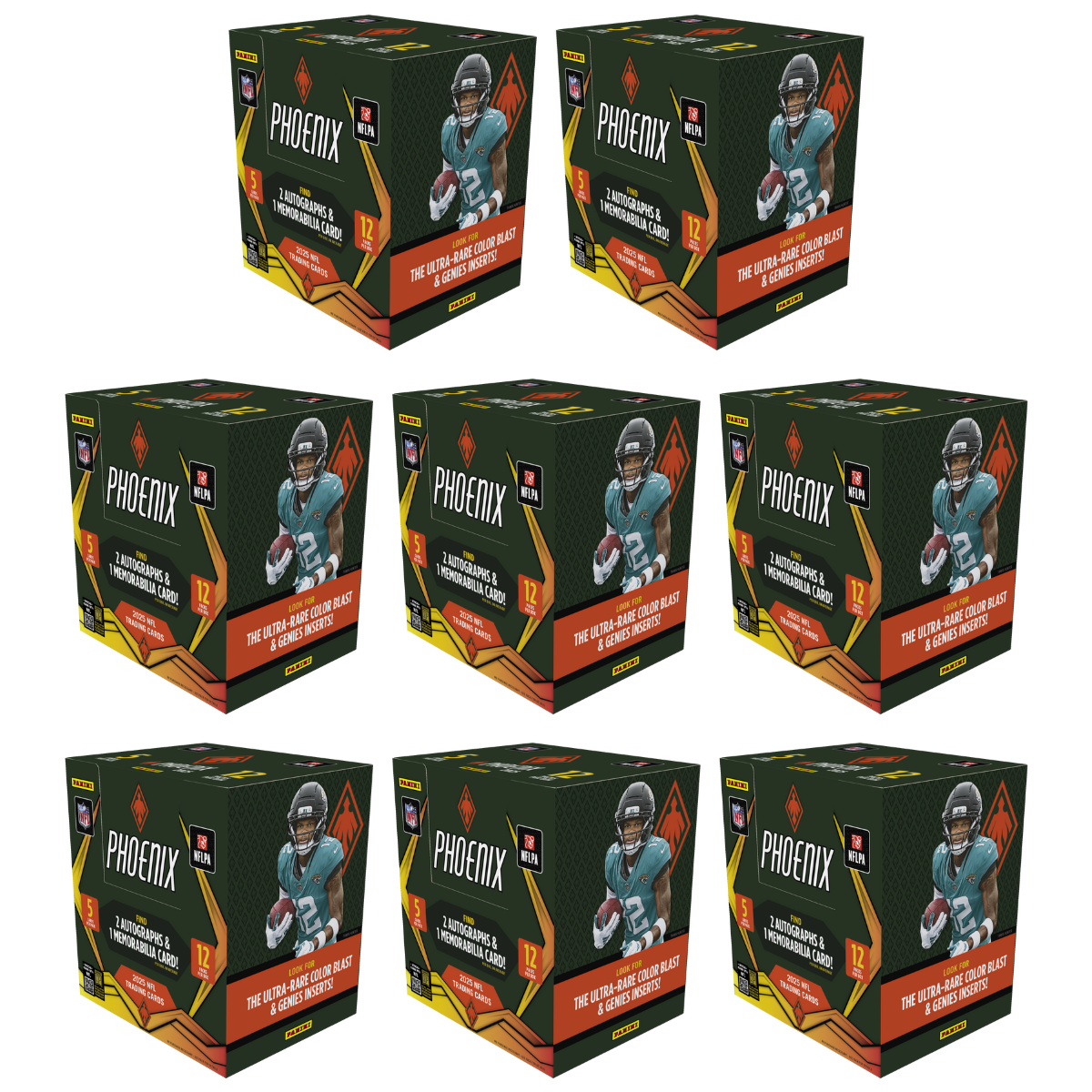 #XXXX: 2025 Panini Phoenix Football Hobby 8 Box Half Case Break Pick Your Team