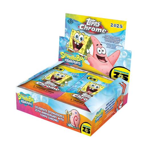 2025 Topps Chrome Spongebob 25th Anniversary Hobby Box